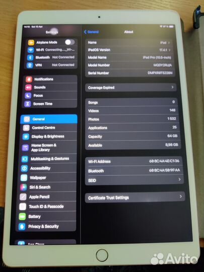 Apple iPad pro 10.5