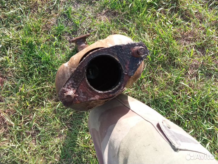 Катализатор приемная труба пустая Kia spectra