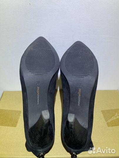 Ботильоны женские натуральная замша