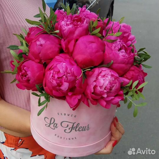 Букет цветы пионы