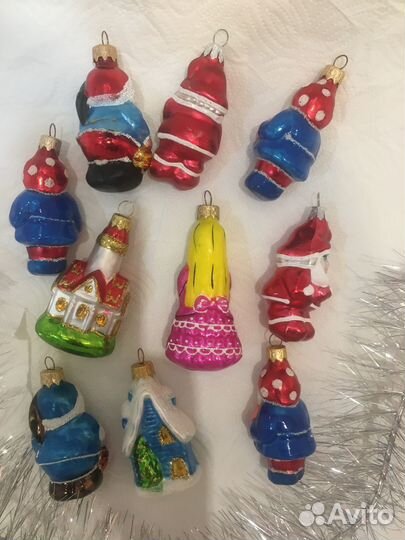 Елочная игрушка сказка Белоснежка гномы Лисичанск