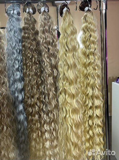 Биопротеиновые волосы разных цветов рассчрочка
