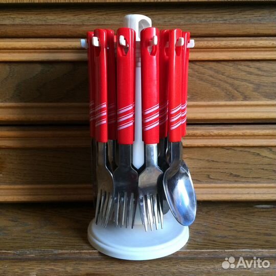 Набор столовых приборов 6 персон ножи ложки вилки