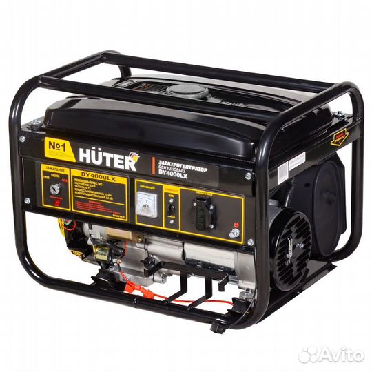 Бензиновый генератор переносной Huter DY4000LX (4