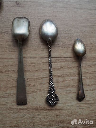 Ложки Серебро СССР Германия