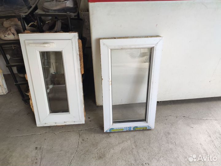 Пластиковые окна и дверь б/у