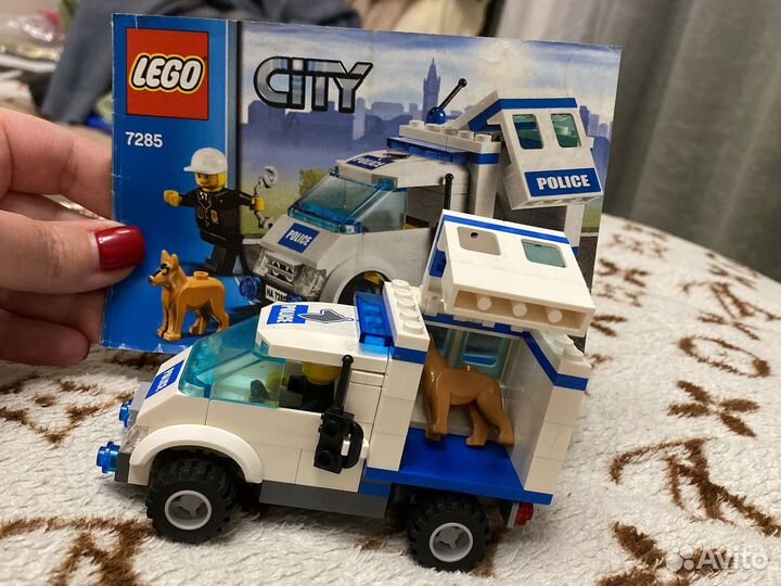 Lego city полицейский вертолет 7741