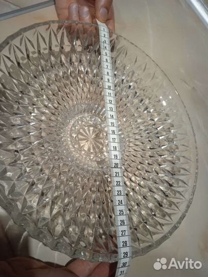 Блюдо хрусталь для фруктов