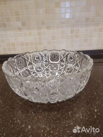 Ваза хрустальная