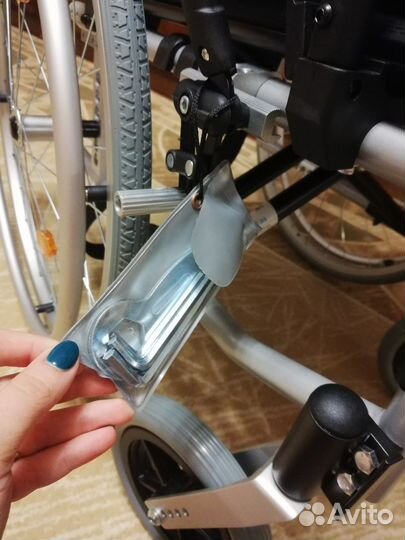 KY954LGC 43 см, новая инвалидная коляска