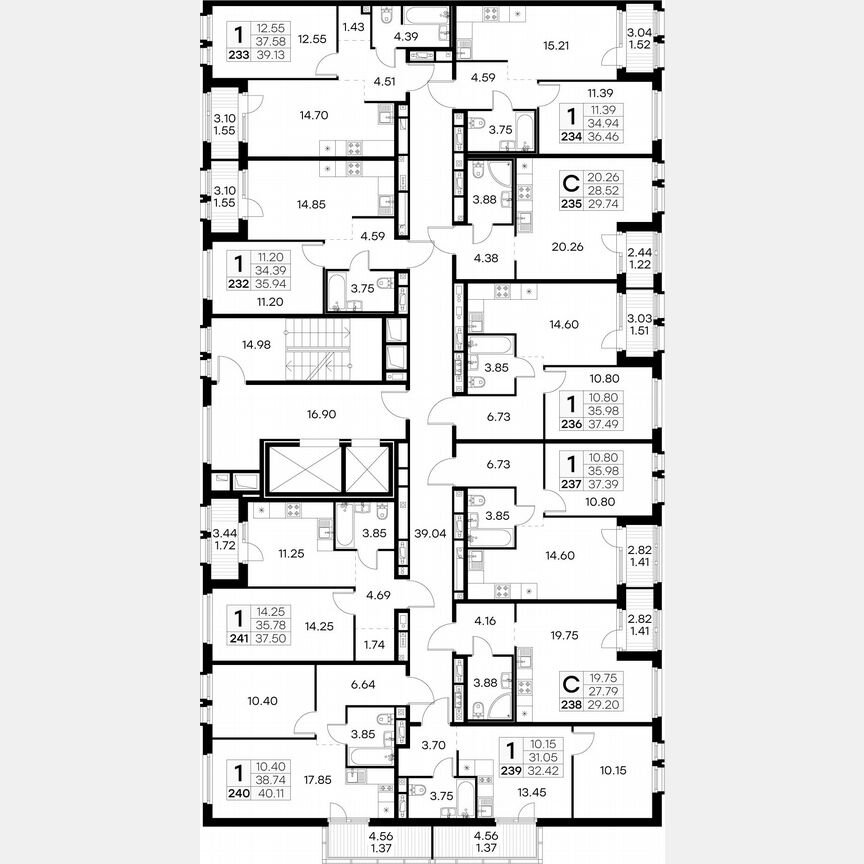 Квартира-студия, 29,2 м², 10/15 эт.