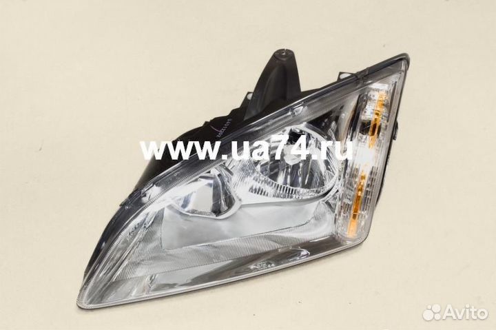 Фара хром под эл.кор. Ford Focus 05-08 LH Левая