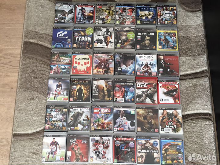 Игровые диски на ps3