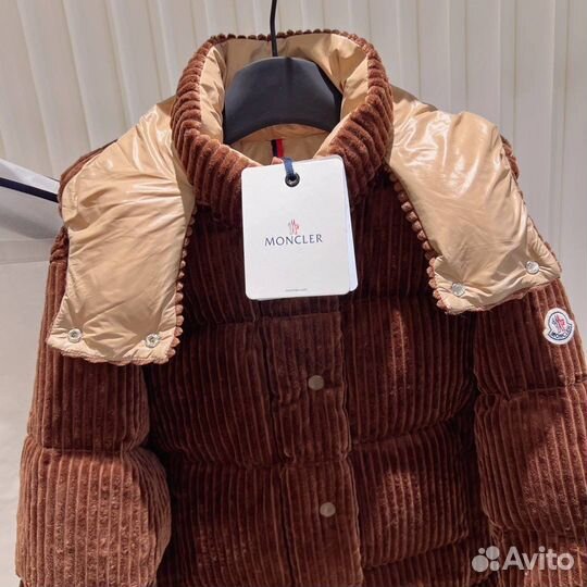 Вельветовый пуховик Moncler Daos