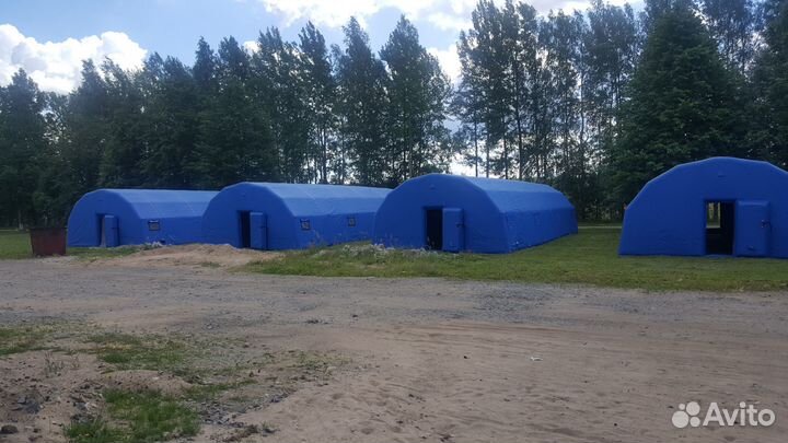 Надувная палатка зимняя