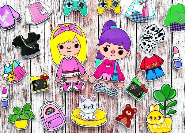 Тока Бока альбом на липучках