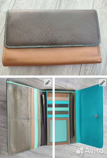 Кошелек женский большой тройного сложения mywalit