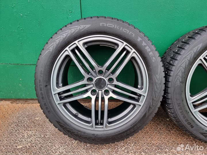 Комплект колес R17 в сборе 5x112 225/50 Nokian