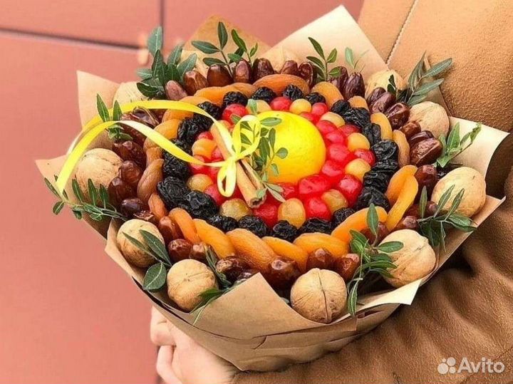 Съедобные букеты для женщин