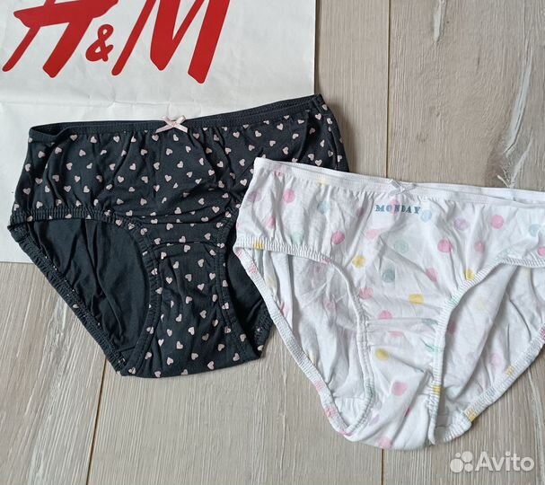 Трусы на девочку H&M. Разм. 122-128