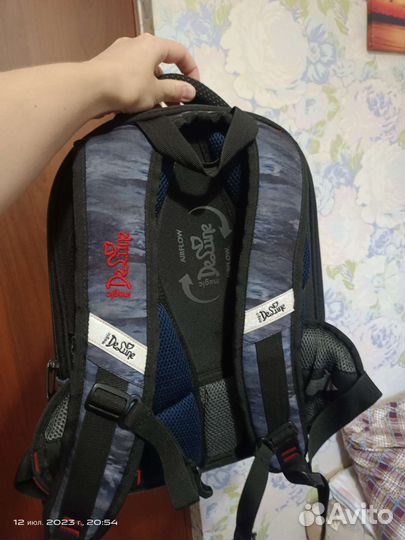 Рюкзак ранец ортопедический для мальчика Delune