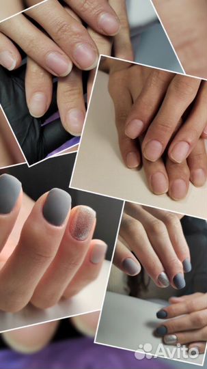 Наращивание ногтей, маникюр с покрытием, гель-лак