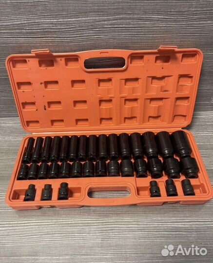 Набор ударных головок в кейсе 35 предметов