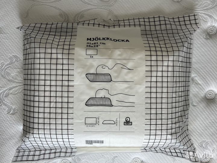 Подушка ортопедическая Икеа Мьёлкклокка IKEA