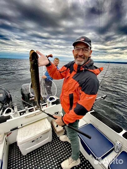 Рыбалка, троллинг на Онежском озере (Карелия)