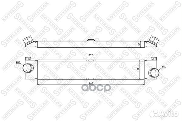 10-40198-SX интеркулер Fiat Ducato 2.3JTD 06