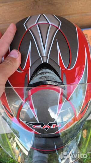 Шлем для катания на скутере,мопеде,мотоцикле