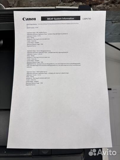 Принтер Canon i-sensys LBP6780x