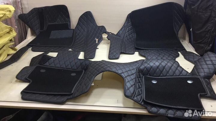3D Коврики Range Rover Салон Багажник из Экокожи