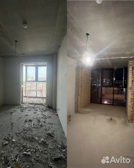 Снос стен, демонтаж плитки, перепланировка