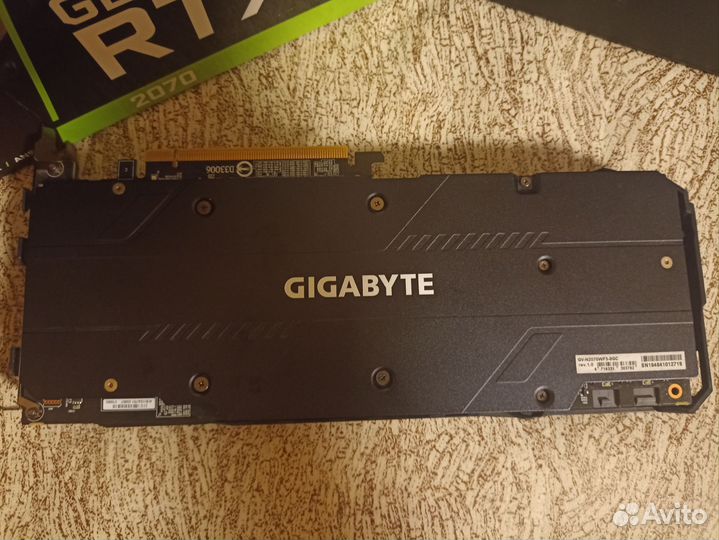 Видеокарта RTX 2070 8GB Gigabyte