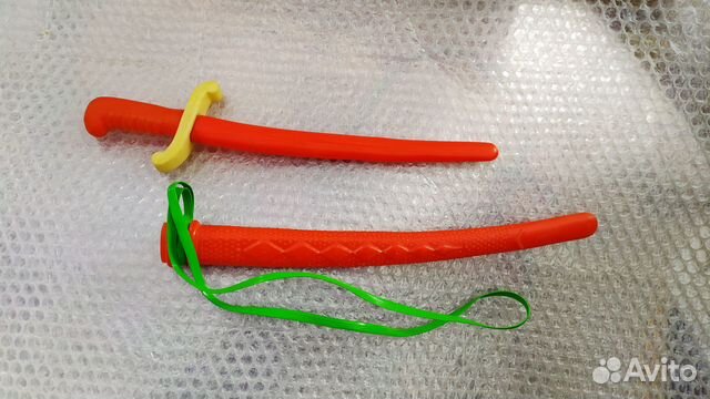 Сабля детская пластмассовая с ножнами СССР