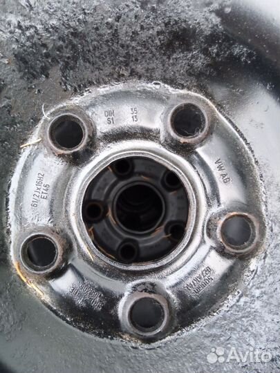 Диски Зимняя резина 205 55 r16 бу