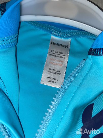 Детский комбинезон для плавания Holiday 80-86см