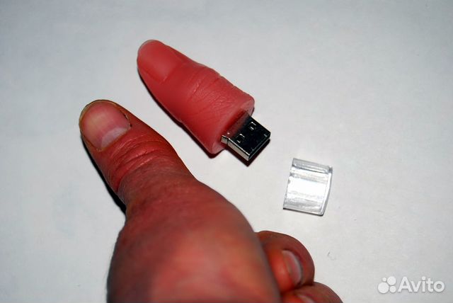 USB-флэшка оригинальная (палец) 8 Гб