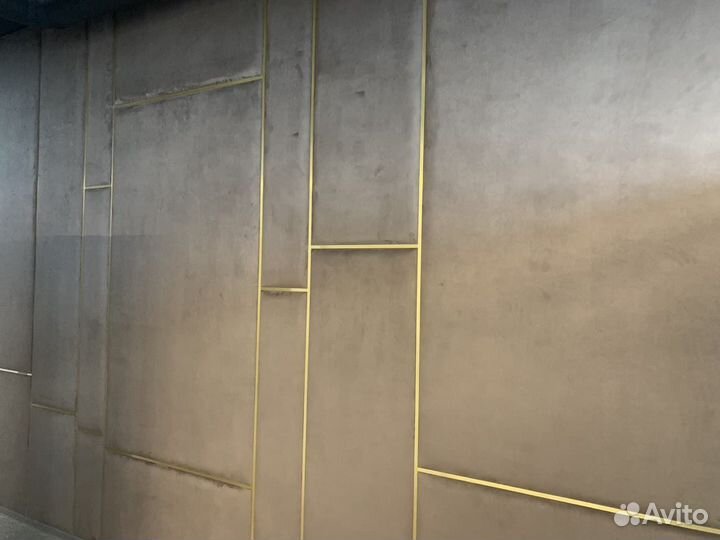 Мягкие стеновые панели с профилем