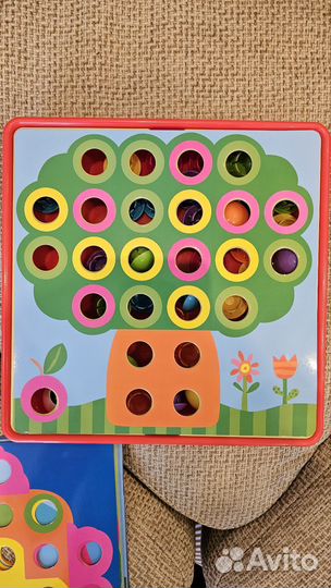 Мозайка с 1 года крупная по методике М. Монтессори