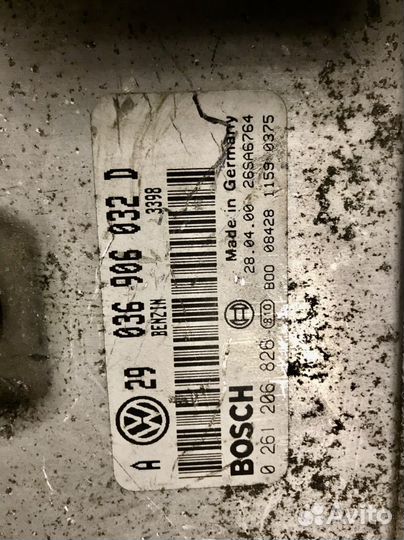 Блок управления двигателем Golf 4