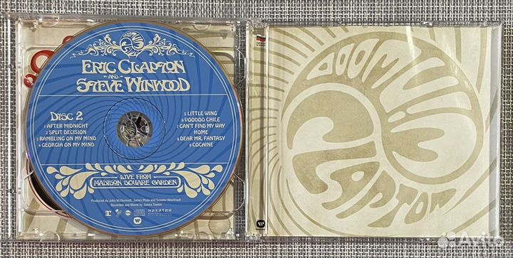Eric Clapton & Steve Winwood-Live From MSG 2CD Rus