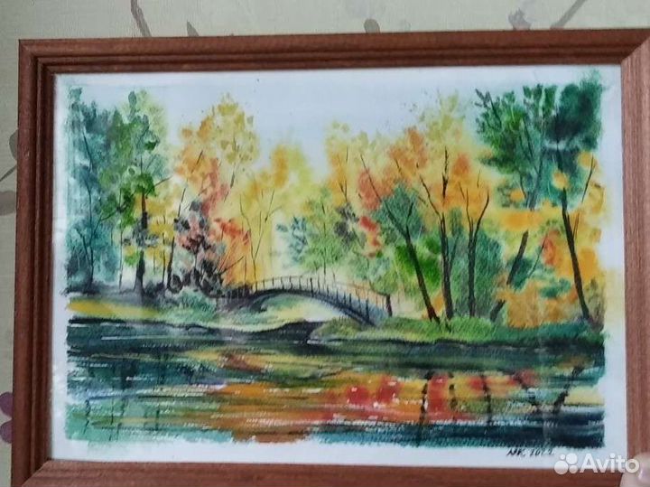 Картина - акварель, масло, скетч