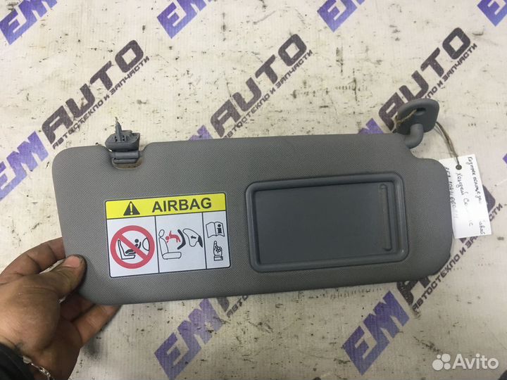 Козырек солнцезащитный правый Хендай Солярис