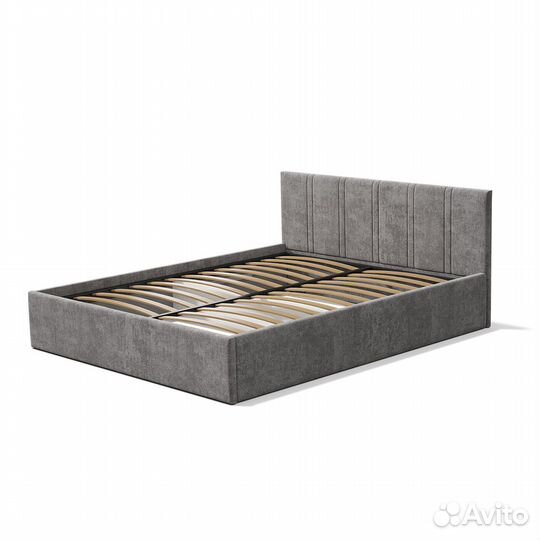 Кровать Ника 160+ПМ никель