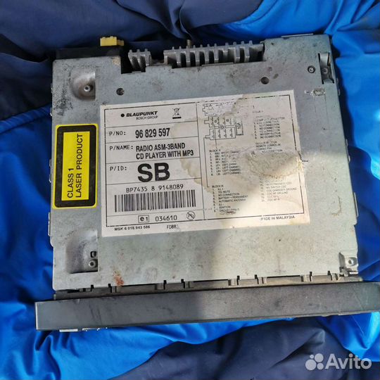 Штатная магнитолла lacetti