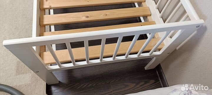 Детская кровать IKEA с матрасом