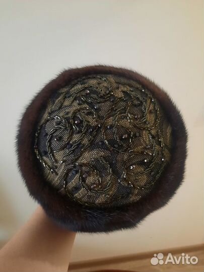 Шапка норковая женская