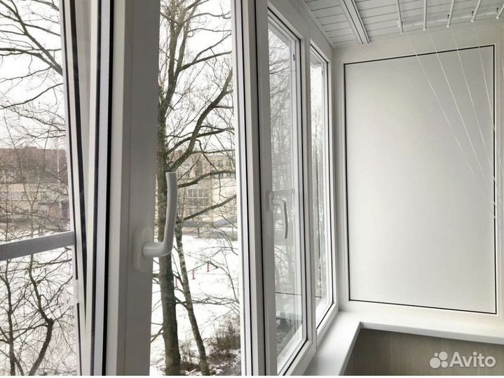 Остекление/утепление/обшивка балконов и лоджий